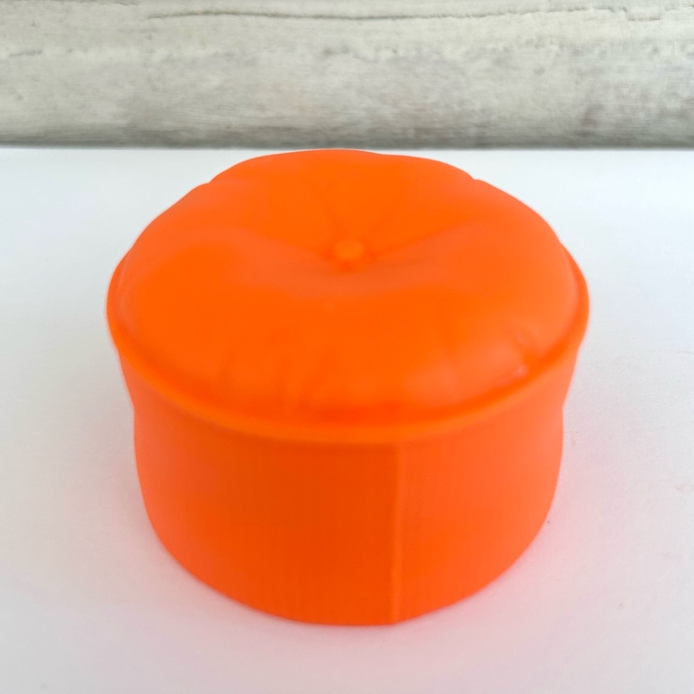 Barbie Dream House Accessory Orange Stool Chair Ottoman Footrest Doll House